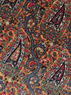 Antique Persian Laver Kerman Rug 47 x 75  - 3958503