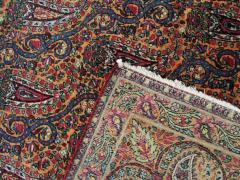 Antique Persian Laver Kerman Rug 47 x 75  - 3958505