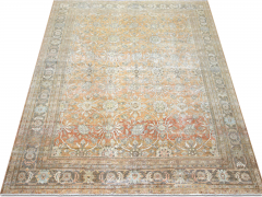 Antique Persian Mahal Rug 102 x 1211  - 4062073