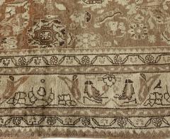 Antique Persian Malayer Brown Handwoven Wool Rug - 2454700