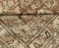 Antique Persian Malayer Brown Handwoven Wool Rug - 2454702