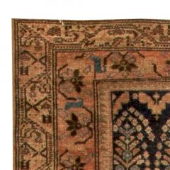 Antique Persian Malayer Orange Handwoven Wool Rug - 2447627