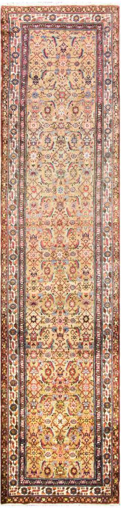 Antique Persian Malayer Runner Camel Color - 4003547