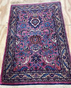 Antique Persian Mashhad Amogli Rug Rare - 3971716