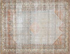 Antique Persian Melayer Rug 87 x 113  - 4063848
