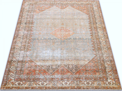 Antique Persian Melayer Rug 87 x 113  - 4063896