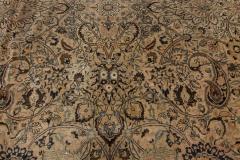 Antique Persian Meshad Botanic Handmade Wool Rug - 2446670