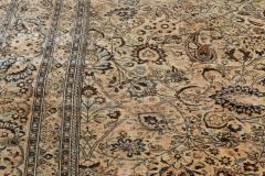 Antique Persian Meshad Botanic Handmade Wool Rug - 2446671