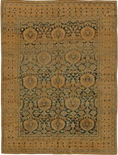 Antique Persian Meshad Botanic Handmade Wool Rug - 2454490