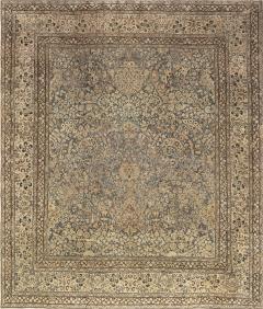 Antique Persian Meshad Handmade Wool Rug - 2446927