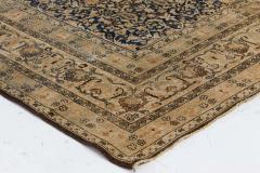 Antique Persian Meshad Rug in Beige Blue and Brown - 2454308