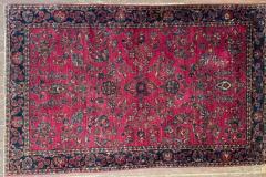 Antique Persian Mohajeran Sarouk Rug c 1910 4 x 64  - 3969482