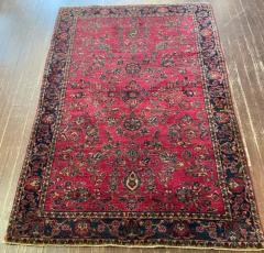 Antique Persian Mohajeran Sarouk Rug c 1910 4 x 64  - 3969488