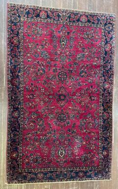 Antique Persian Mohajeran Sarouk Rug c 1910 4 x 64  - 3969500