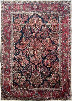 Antique Persian Mohajeran Sarouk Rug c 1920s 6 x 86  - 4099395