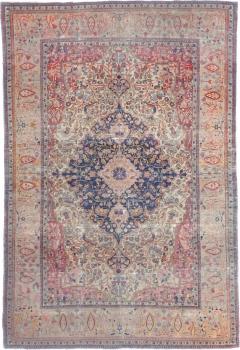 Antique Persian Mohtasham Kashan Rug 42 x 63  - 4277290