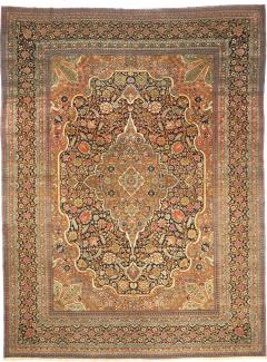 Antique Persian Mohtasham Kashan Rug 92 x 124  - 4277407
