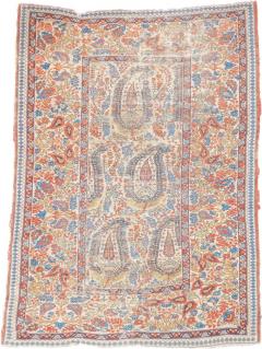 Antique Persian Qashqai Rug 4 0 x 5 5  - 4591772