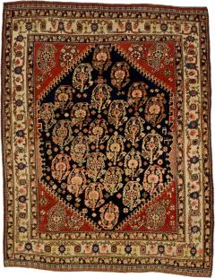 Antique Persian Qashqai Rug 4 8 x 6 0  - 4332251