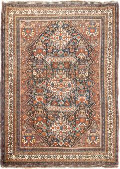 Antique Persian Qashqai Rug 5 10 x 8 2  - 4405399
