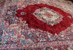 Antique Persian Sarouk Carpet Classic Design 104 x 133  - 3969091