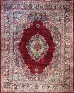 Antique Persian Sarouk Carpet Classic Design 104 x 133  - 4099370