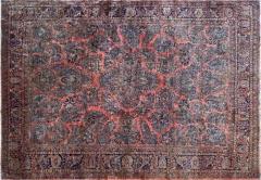 Antique Persian Sarouk Carpet garden design - 3971171