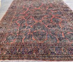 Antique Persian Sarouk Carpet garden design - 3971176