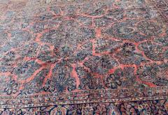 Antique Persian Sarouk Carpet garden design - 3971258