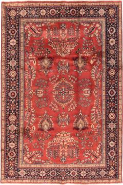 Antique Persian Sarouk Rug 5 11 x 9 0  - 4560412