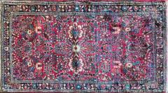 Antique Persian Sarouk Rug c 1920 26 x 410  - 3969495