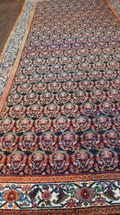 Antique Persian Senneh Malayer Carpet Gallery Runner Size - 3965717