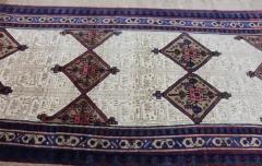 Antique Persian Serab Serapi Gallery Size Rug Camel Color 46 x 104 c 1880 - 3969168