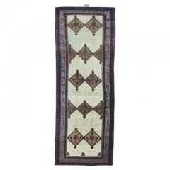 Antique Persian Serab Serapi Gallery Size Rug Camel Color 46 x 104 c 1880 - 3969222