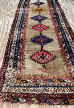 Antique Persian Serab Serapi Runner Camel Color C 1900s - 3971461