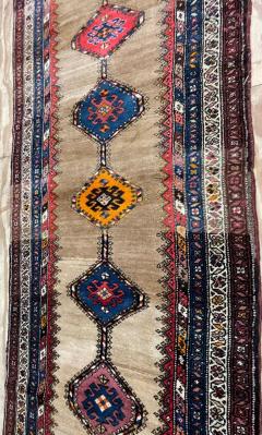 Antique Persian Serab Serapi Runner Camel Color C 1900s - 3971485