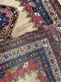 Antique Persian Serab Serapi Runner Camel Color C 1900s - 3971530