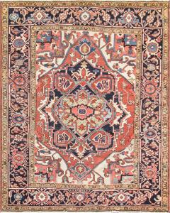 Antique Persian Serapi Rug 411 x 63  - 4021686