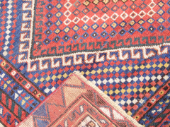 Antique Persian Shiraz Rug 45 x 810  - 4063694