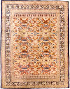 Antique Persian Silk Heriz Rug 6 5 x 8 5  - 4298435