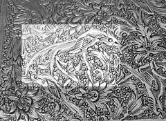 Antique Persian Silver Cigarette Case C 1920 - 2469306