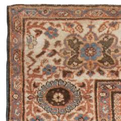 Antique Persian Sultanabad Beige Bold Handmade Wool Rug - 2465334