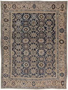 Antique Persian Sultanabad Botanic Hand Knotted Wool Rug - 2443798
