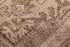 Antique Persian Sultanabad Brown Handmade Wool Rug - 2446959