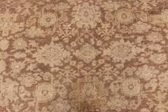 Antique Persian Sultanabad Brown Handmade Wool Rug - 2446960