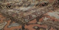 Antique Persian Sultanabad Green Handmade Wool Carpet - 2447783