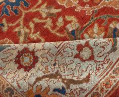 Antique Persian Sultanabad Red Handmade Wool Rug - 2446800