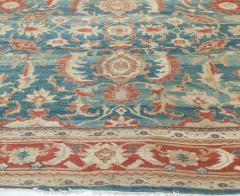 Antique Persian Sultanabad Rug in Beige Blue and Red - 2464762