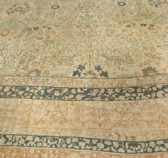 Antique Persian Tabriz Beige Handmade Wool Rug - 2461752