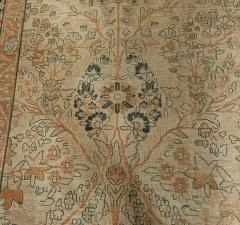 Antique Persian Tabriz Beige Handmade Wool Rug - 2461753